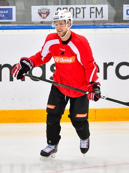 Тренировка "Авангарда" перед отправлением на выезд