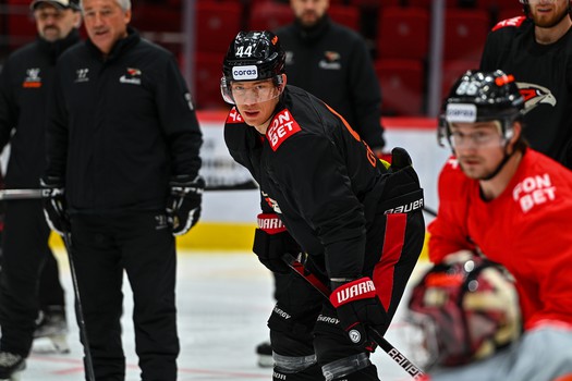 Раскатка «Авангарда» перед матчем с «Барысом»