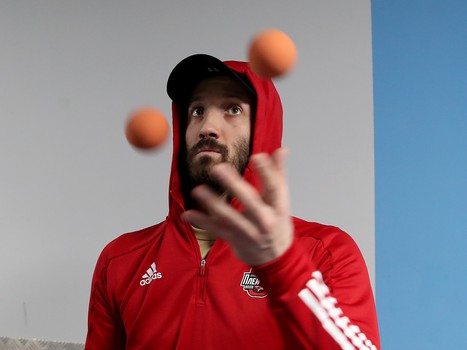 Тренировка «Авангарда» перед стартом финала Кубка Гагарина