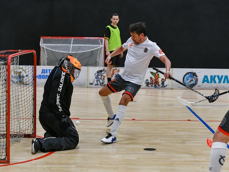 Товарищеский матч по флорболу. «Охранники Крылова» - «Мощные СМИ» 10:2