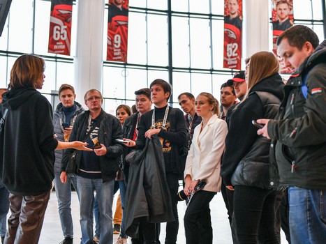 Раскатка «Авангарда» перед домашним матчем с «Сибирью»