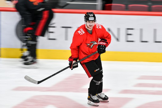 Раскатка «Авангарда» перед матчем с «Ак Барсом»