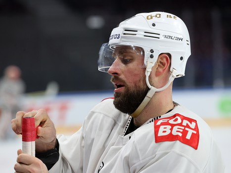 Тренировка «Авангарда» перед матчем в Магнитогорске