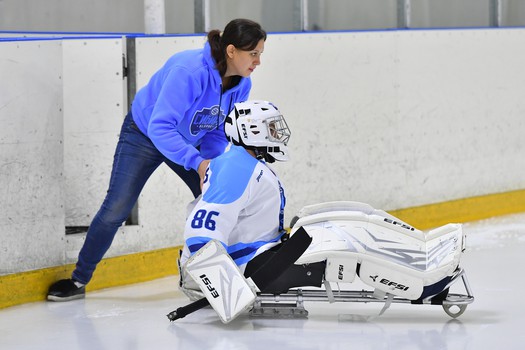 Турнир по следж-хоккею в Омске, день 1