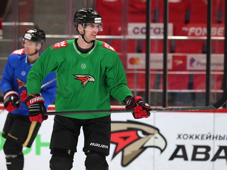 Первая тренировка Виктора Сведберга в «Авангарде»