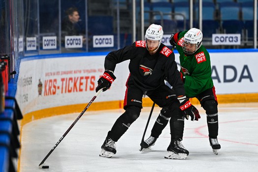 Раскатка «Авангарда» перед выездным матчем с «Куньлунь РС»