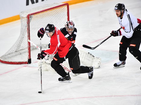 Раскатка "Авангарда" перед матчем с "Барысом"