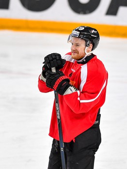 Раскатка "Авангарда" перед матчем с рижским "Динамо"