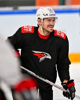 Раскатка «Авангарда» перед матчем в Казани