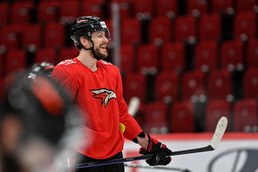 Раскатка «Авангарда» перед третьим матчем финала Востока с «Ак Барсом»