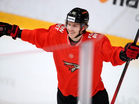 Раскатка «Авангарда» перед матчем с «Локомотивом»