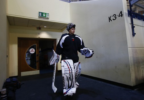 Раскатка перед первым матчем межсезонья в Фюссене