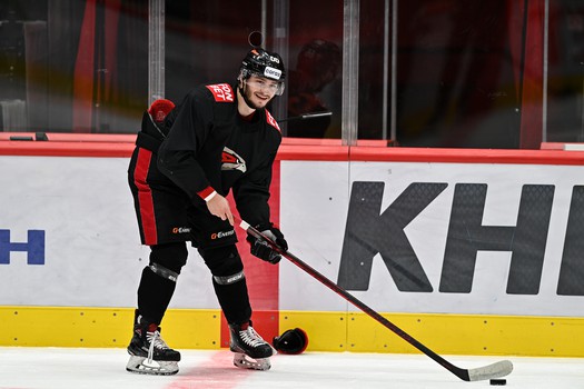 Раскатка «Авангарда» перед матчем с «Автомобилистом»