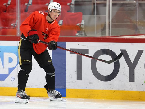 Раскатка «Авангарда» перед матчем в Екатеринбурге