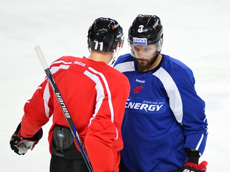 Раскатка "Авангарда" перед домашним матчем с "Торпедо"