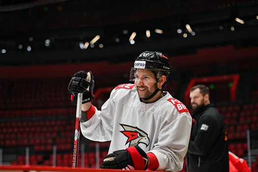 Раскатка «Авангарда» перед матчем с «Барысом»