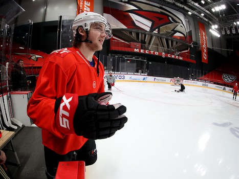 Тренировка «Авангарда» перед выездом