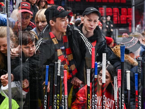 Открытая тренировка «Авангарда» перед вторым раундом плей-офф