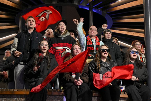 Фан-зона «Авангарда» в Городском саду