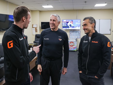 Даниил Квят на тренировке «Авангарда»