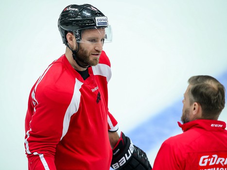 Раскатка «Авангарда» перед матчем со «Слованом»