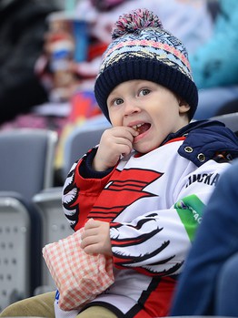 1/4 финала плей-офф МХЛ. Матч №3. "Омские Ястребы" - "Белые Медведи" 6:2