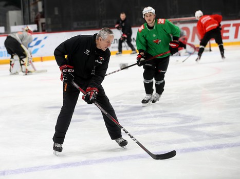 Тренировка «Авангарда» перед выездом