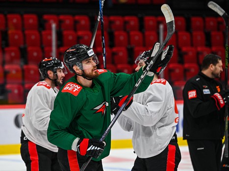 Открытая тренировка «Авангарда» перед вторым раундом плей-офф