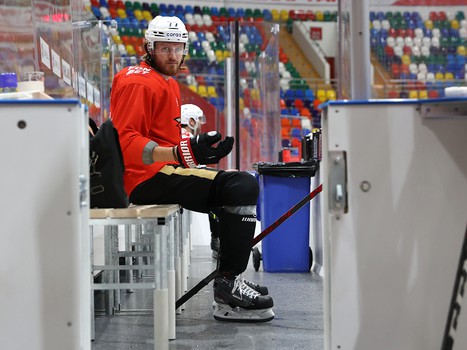 Раскатка «Авангарда» перед выездным матчем со «Спартаком»