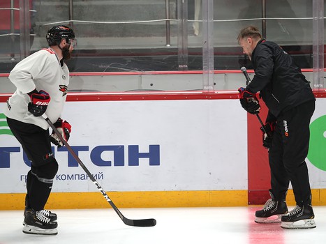 Раскатка «Авангарда» перед третьим матчем серии с «Ак Барсом»