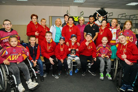 Турнир по следж-хоккею в Омске, день 1