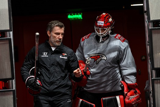 Раскатка «Авангарда» перед третьим матчем финала Востока с «Ак Барсом»