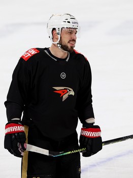 Раскатка «Авангарда» перед матчем в Череповце