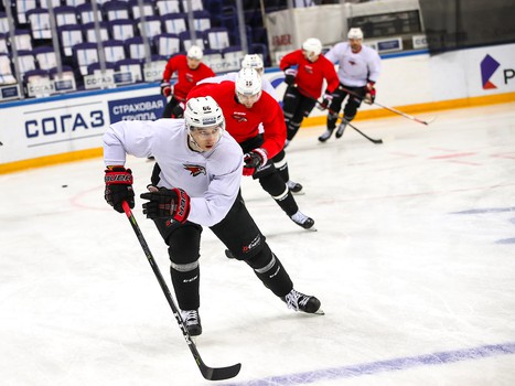 Раскатка «Авангарда» перед третьим матчем серии с «Ак Барсом»