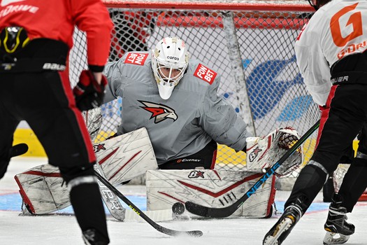 Тренировка «Авангарда» в Омске