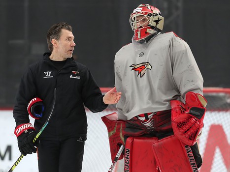 Открытая тренировка «Авангарда» перед вторым раундом плей-офф