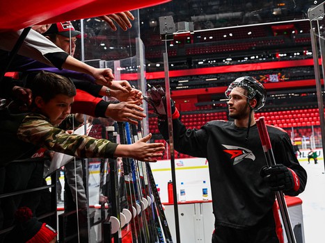 Открытая тренировка «Авангарда» перед вторым раундом плей-офф