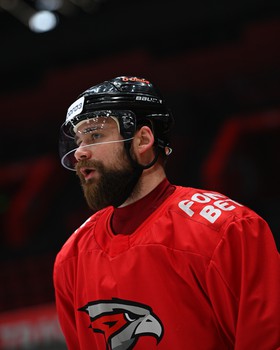 Тренировка «Авангарда» перед матчем с «Ак Барсом»