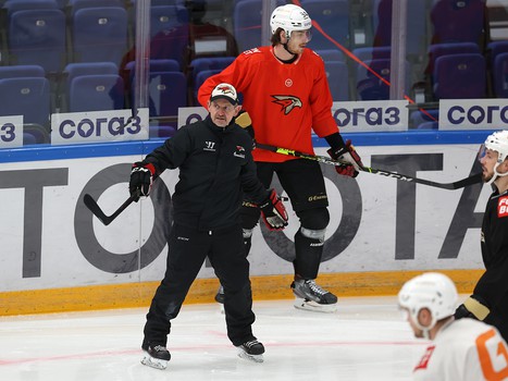 Раскатка «Авангарда» перед выездным матчем с ЦСКА