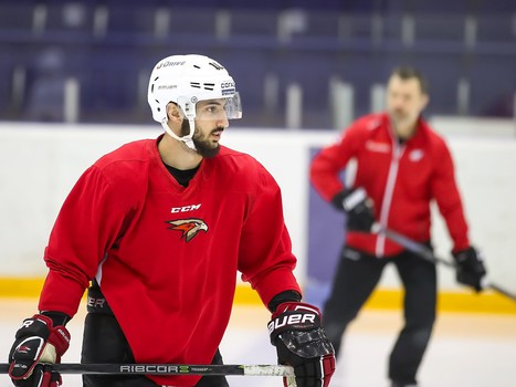 Раскатка «Авангарда» в Уфе перед шестым матчем серии с «Салаватом Юлаевым»