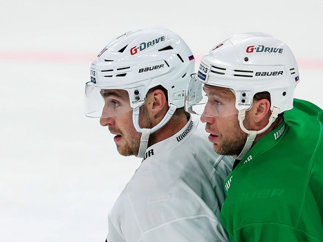 Раскатка «Авангарда» перед выездным матчем с «Йокеритом»