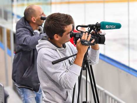 Открытая тренировка "Авангарда" для СМИ