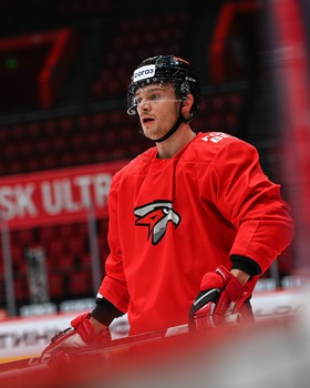 Раскатка «Авангарда» перед матчем с «Ак Барсом»