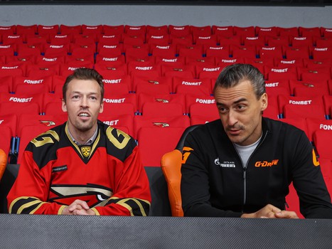 Даниил Квят на тренировке «Авангарда»