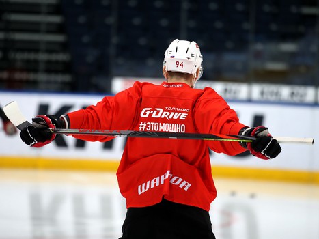 Раскатка «Авангарда» перед выездным матчем с минским «Динамо»