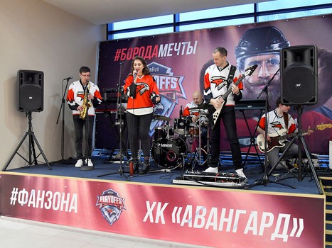 31.03.2019. Фан-зоны "Авангарда" в Омске 