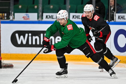 Раскатка «Авангарда» перед первым матчем финала Востока с «Ак Барсом»