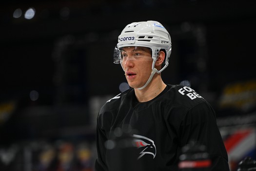 Раскатка «Авангарда» перед матчем в Магнитогорске