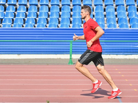 Тест Купера на стадионе "Авангард"