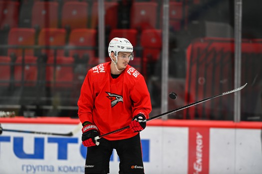 Тренировка «Авангарда» в Омске